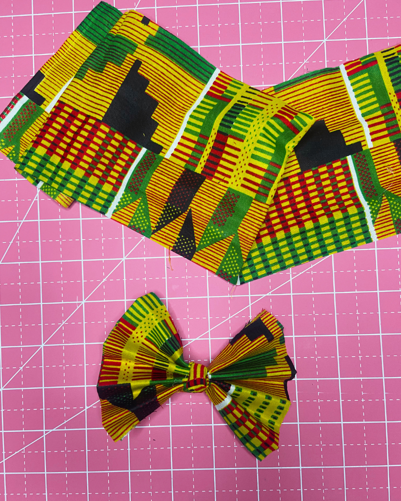 Juneteenth "Patterns" Bow