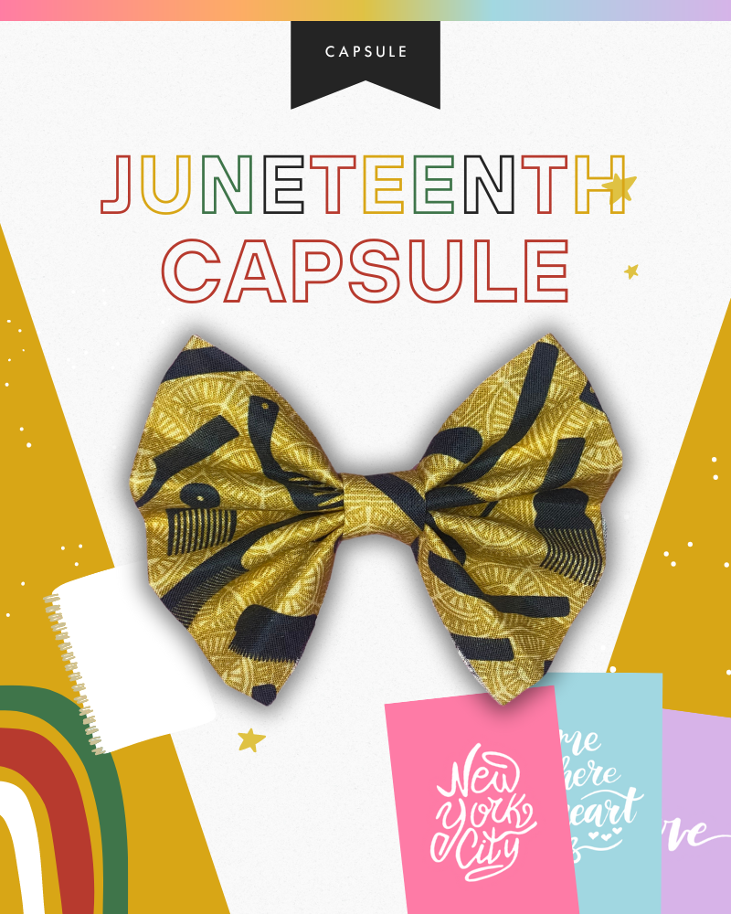 Juneteenth "Combs" Bow